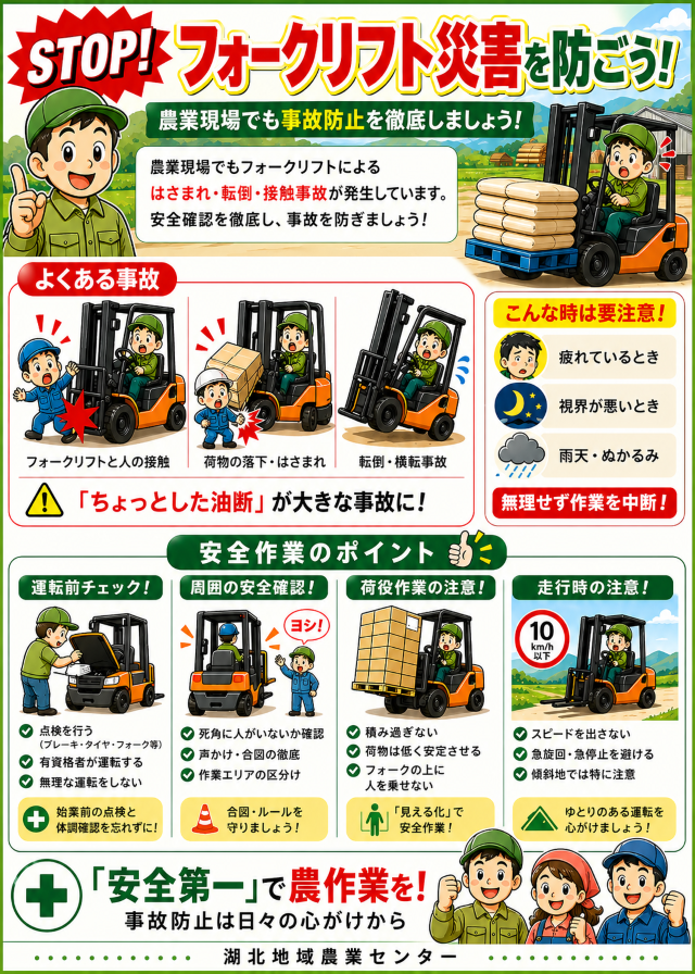 STOP! フォークリフト災害