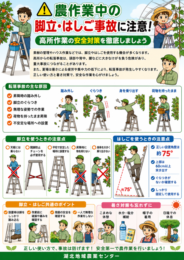 農作業注意喚起