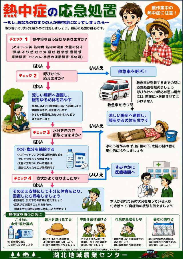 熱中症の応急処置
